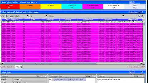 Dorado Software - View and configure events using Redcell