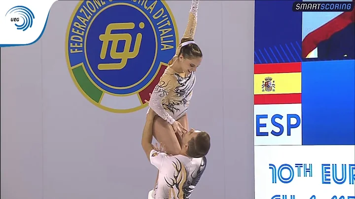 Sara Moreno & Vicente Lli (ESP) - 2017 Aerobics Eu...