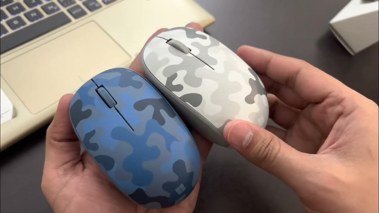 Microsoft Bluetooth Mouse Camo Special Edition Unboxing + Setup. Nightfall  and Arctic Camo - YouTube