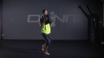 Medicine Ball Reverse Lunge