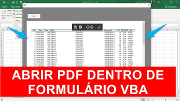 ABRIR arquivo PDF DENTRO de FORMULÁRIO Excel VBA