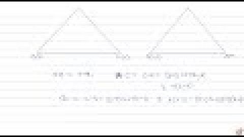 If a, b, c and u, v, w are complex number representing the vertices of two triangles such that ...