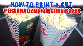 Professional personalized popcorn boxes making