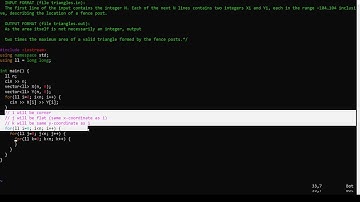 USACO February 2020 Bronze - Triangles