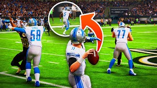 I threw an interception on this play?? Typical Madden 22 Detroit Lions Franchise