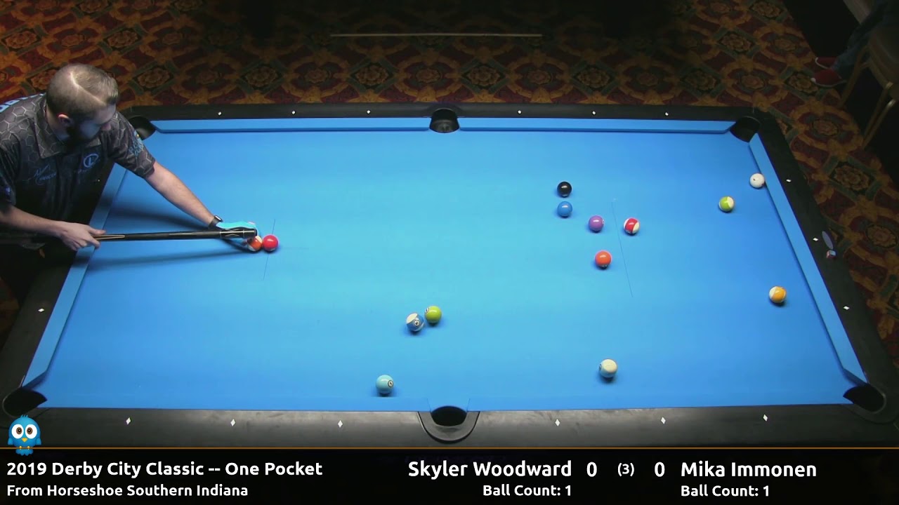 Skyler Woodward vs Mika Immonen - One Pocket - 2019 Derby City Classic