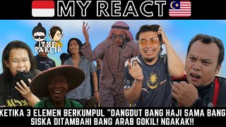 ADUH LAGI KOCAK BILA RHOMA DAN SALMAN MASUK! 3way asiska reaction