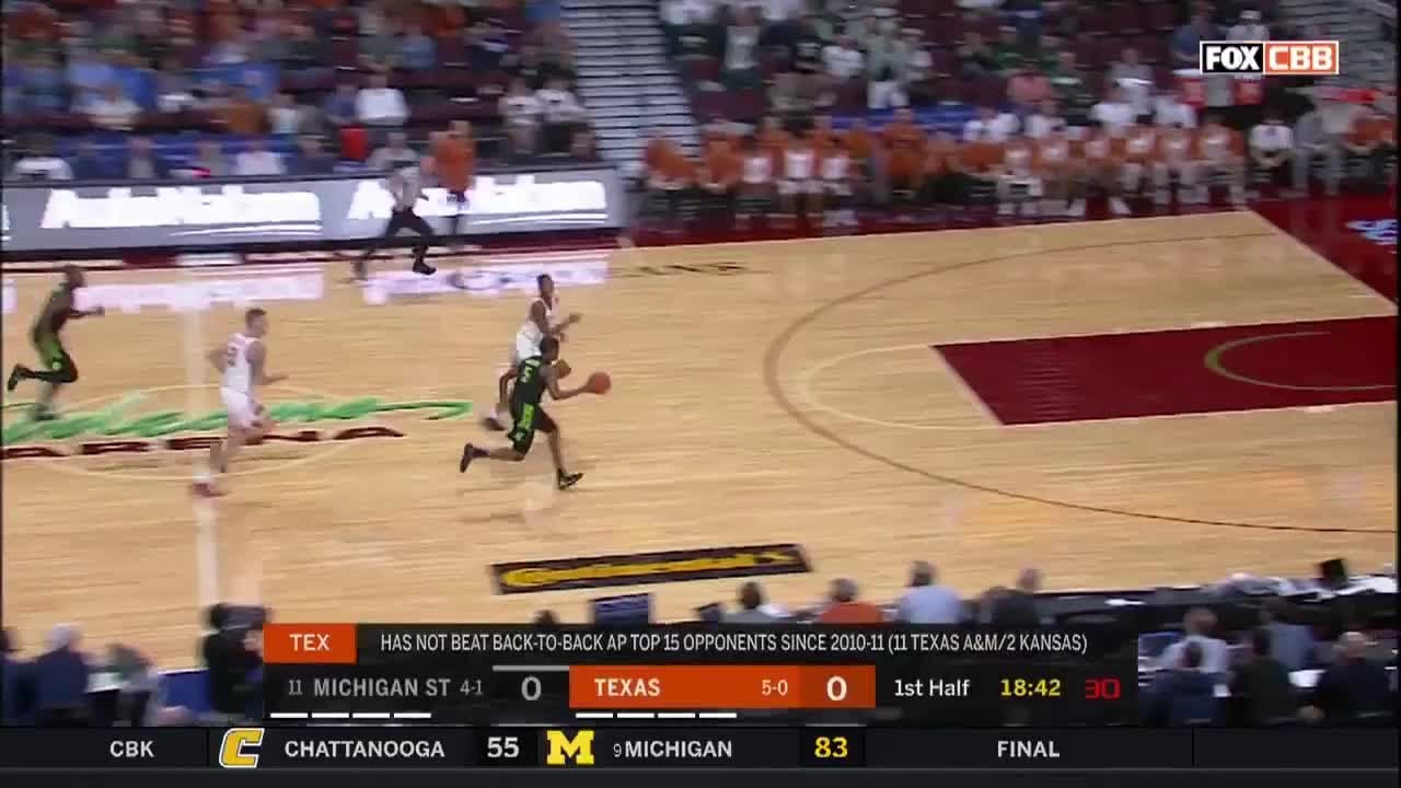 Michigan State's Foster Loyer looked like Mr. Basketball again. Finally