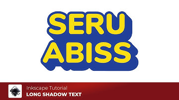 Create long shadow text in inkscape | inkscape tutorial