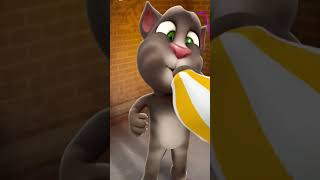 my talking tom cat drinking milk 🥛 #talkingtom