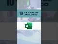 10 ATAJOS de teclado en Excel. #excel #exceltips #exceltutorial