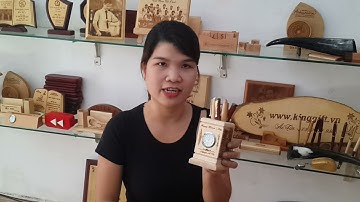 Lọ Bút Gỗ Nhỏ Xinh Khắc Laser - Món Quà Tặng Lưu Niệm Độc Đáo