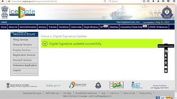 Simple way to Registred New Digital Signature DSC in ICEGATE | Digital Signature Updating on ICEGATE
