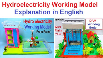 hydroelectricity working model explanation in English for science exhibition | howtofunda