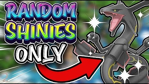 A Pokemon Randomizer but I ONLY use SHINIES