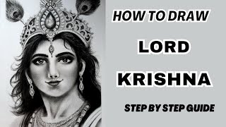 How to Draw Lord Krishna | Janmashtami Special Drawing | Step by Step Tutorial #janmashtami