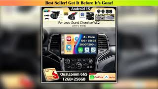 Get Android 15 Carplay Auto Car Radio For Jeep Grand Cherokee WK2 2013-2020 Multimedia Video Player