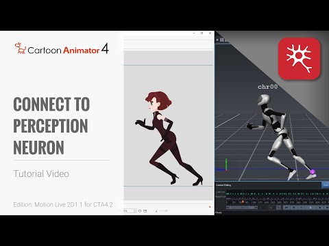 Cartoon Animator 4 Tutorial - Connect to Perception Neuron