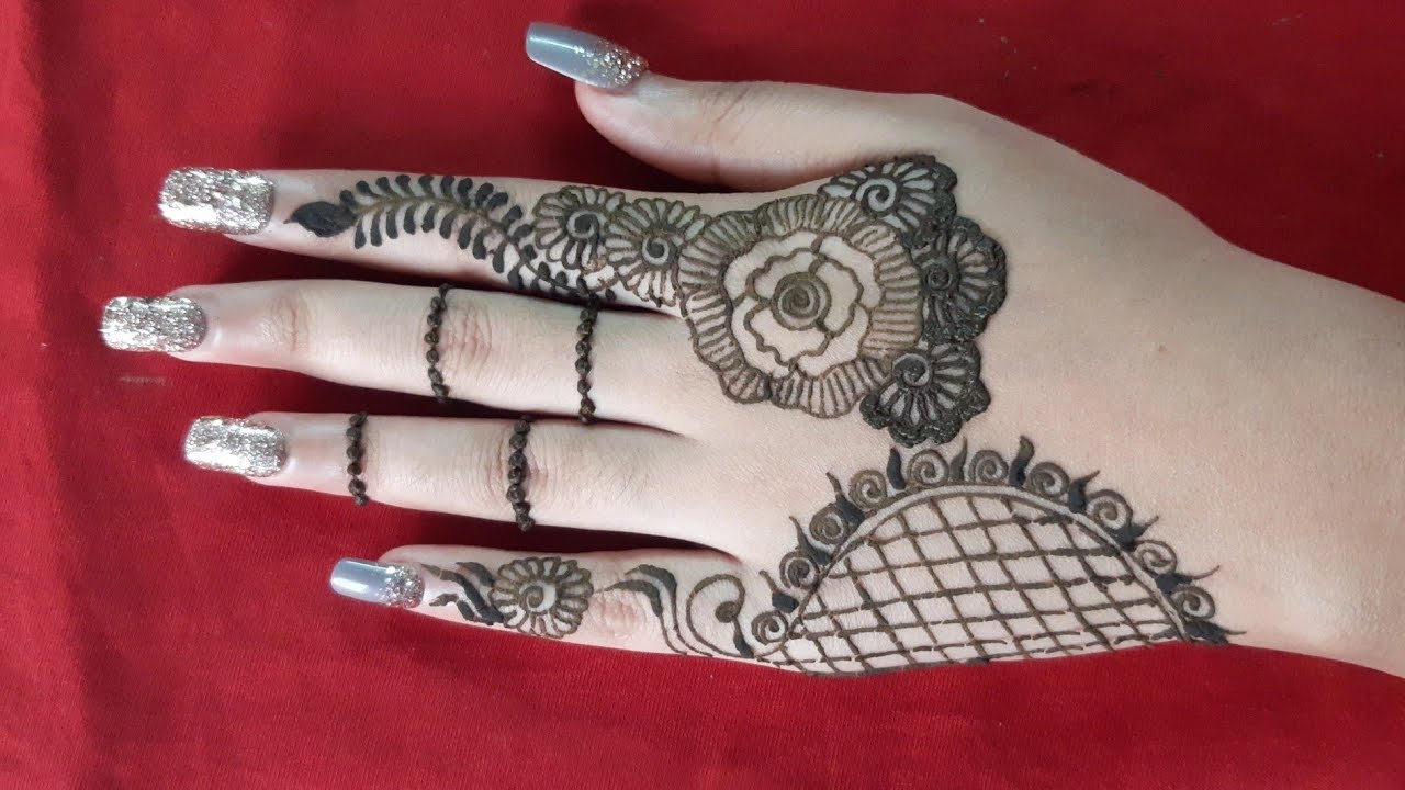 Latest New Henna Design || Habiba's Henna And Art - YouTube