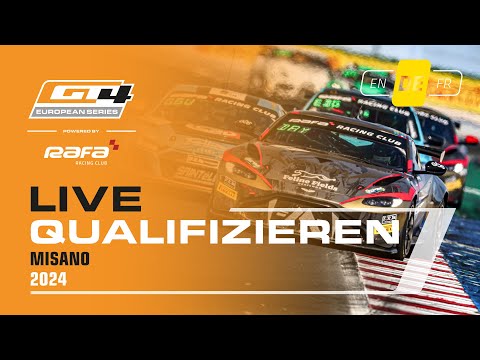 LIVE I Qualifizieren I Misano I GT4 European Series Powered by RAFA Racing Club 2024
