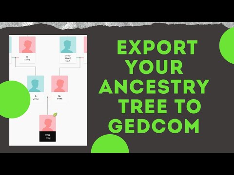 How To Export Your Ancestry Tree to a GEDCOM File