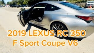 2019 LEXUS RC 350 | F Sport | Coupe V6