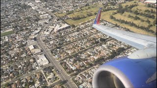 Southwest Boeing 737-700 Takeoff Hollywood Burbank Airport (KBUR)