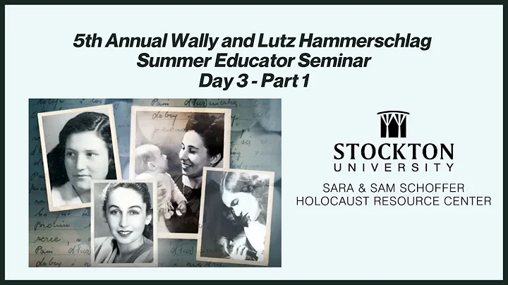 5th Annual Wally and Lutz Hammerschlag Summer Educ...