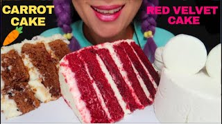 Download lagu ASMR CARROT CAKE, RED VELVET CAKE, VANILLA ICE CREAM, 당근케익, 레드벨벳케익CURIE.ASMR