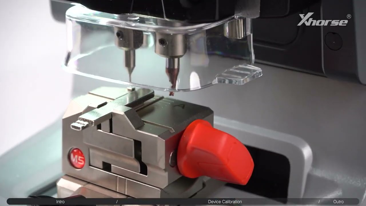 How to Calibrate Xhorse Dolphin XP 005 Key Cutting Machine with M5 Clamp?- EOBDTool.co.uk