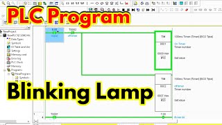 PLC Program for Blinking Light on 1 Second Interval - PLC Programming Examples screenshot 5