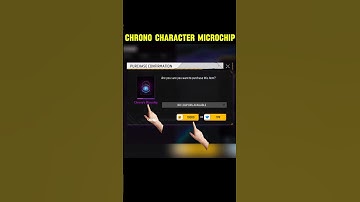 chrono character microchip || free fire chrono character microchip update