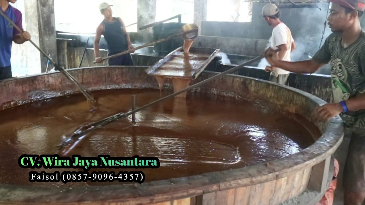 Produksi Gula Merah desa Ngadiluweh Kediri 