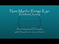 3hrs fast daimoku  nam myoho renge kyo  with sansho to start  finish