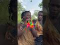 Hadzabe Try Balloons 😂🎈 #hadzabetribe #africanculture  #nature #funny
