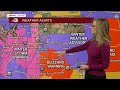 Snow moves in tonight blizzard warnings issued