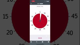 Demonstration of Time Timer app screenshot 2
