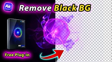 How to Remove Black Backgrounds Instantly Free Console Plugin for After Effects Tutorial