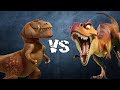 T-Rex Fight: Butch (The Good Dinosaur) vs Mamma Rex (Ice Age 3) | SPORE