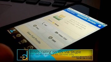 Video Calling on Skype for iOS | Overview