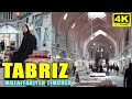 TABRIZ WALK TOUR  🇮🇷  THE WORLD BIGEST GRAND BAZAAR  | 4K 60FPS UHD | IRAN 2021