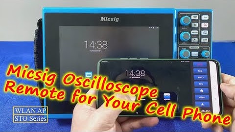 Micsig Oscilloscope Cell Phone Remote Control