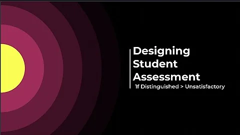 1f Designing Student Assessment VID354