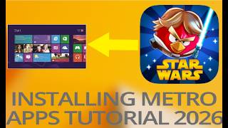HOW TO SIDELOAD WINDOWS 8.1 APPS WITHOUT STORE IN 2026 (tutorial)