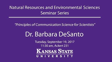 Principles of Communication Science for Scientists