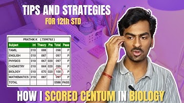 🎯 HOW I SCORED CENTUM IN 12TH BIOLOGY | Tips & Strategies for Board Exam Success 🧬