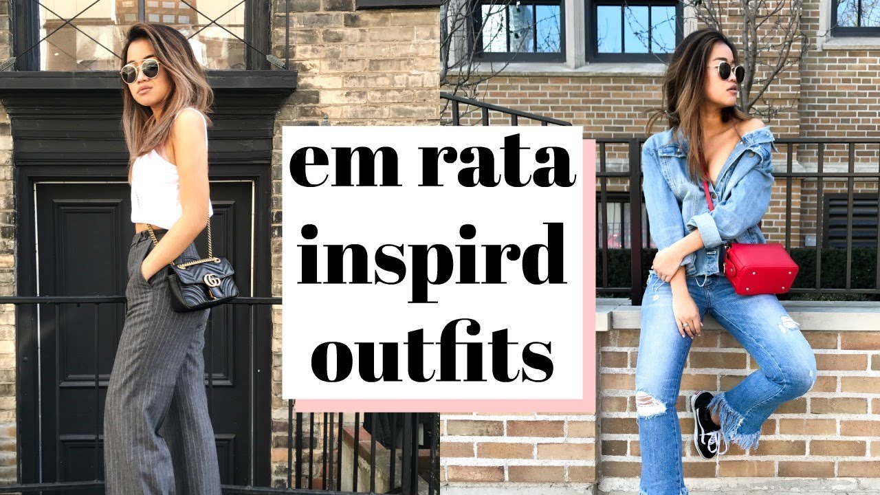 MODEL STYLE FOR LESS: Em Rata Inspired Outfits! - YouTube