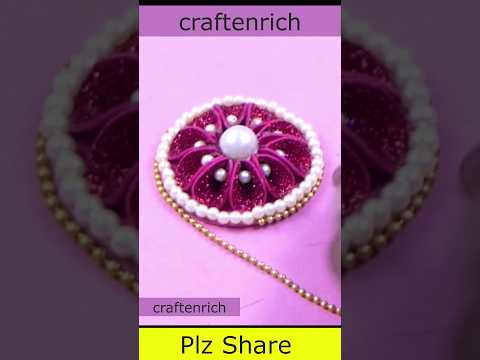 Awesome Rakhi Making Idea 💡 Handmade Rakhi #shorts