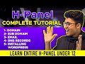 H Panel Complete Tutorial: Domain | Sub Domain | Email | DNS Records | Installing WordPress