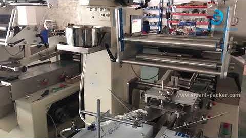 Debugging video for servo motor driven type flow bag packaging machine